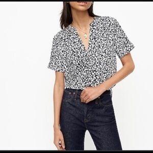 Jcrew Floral Popover